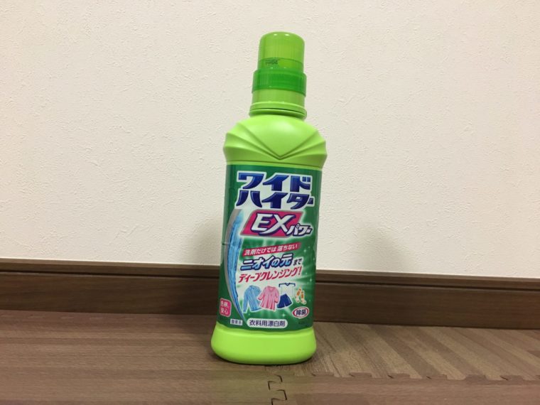 脱色コンバースで使うワイドハイター