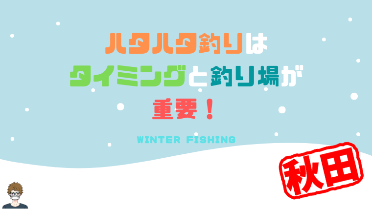 秋田|ハタハタ釣りにオススメの釣り場|アイキャッチ画像